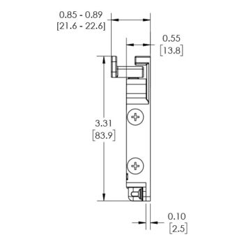 Senseon Electronic Lock Designed For Sliding Furniture Doors 5el