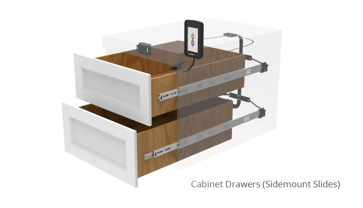 Sidemount Cabinet Drawer Locks