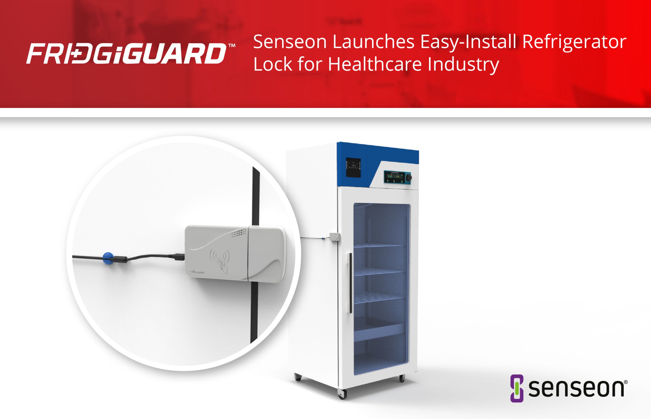 Senseon Unveils FridgiGuard, an Easy-Install Refrigerator Lock for  Healthcare Industry
